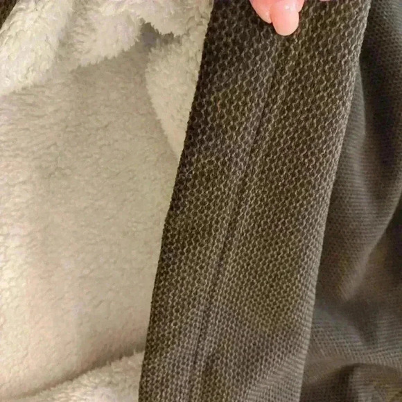 Orvis Men’s Fleece Lined Quarter Zip Warm Thick Pull Over Black Brown XXL - Picture 8 of 10